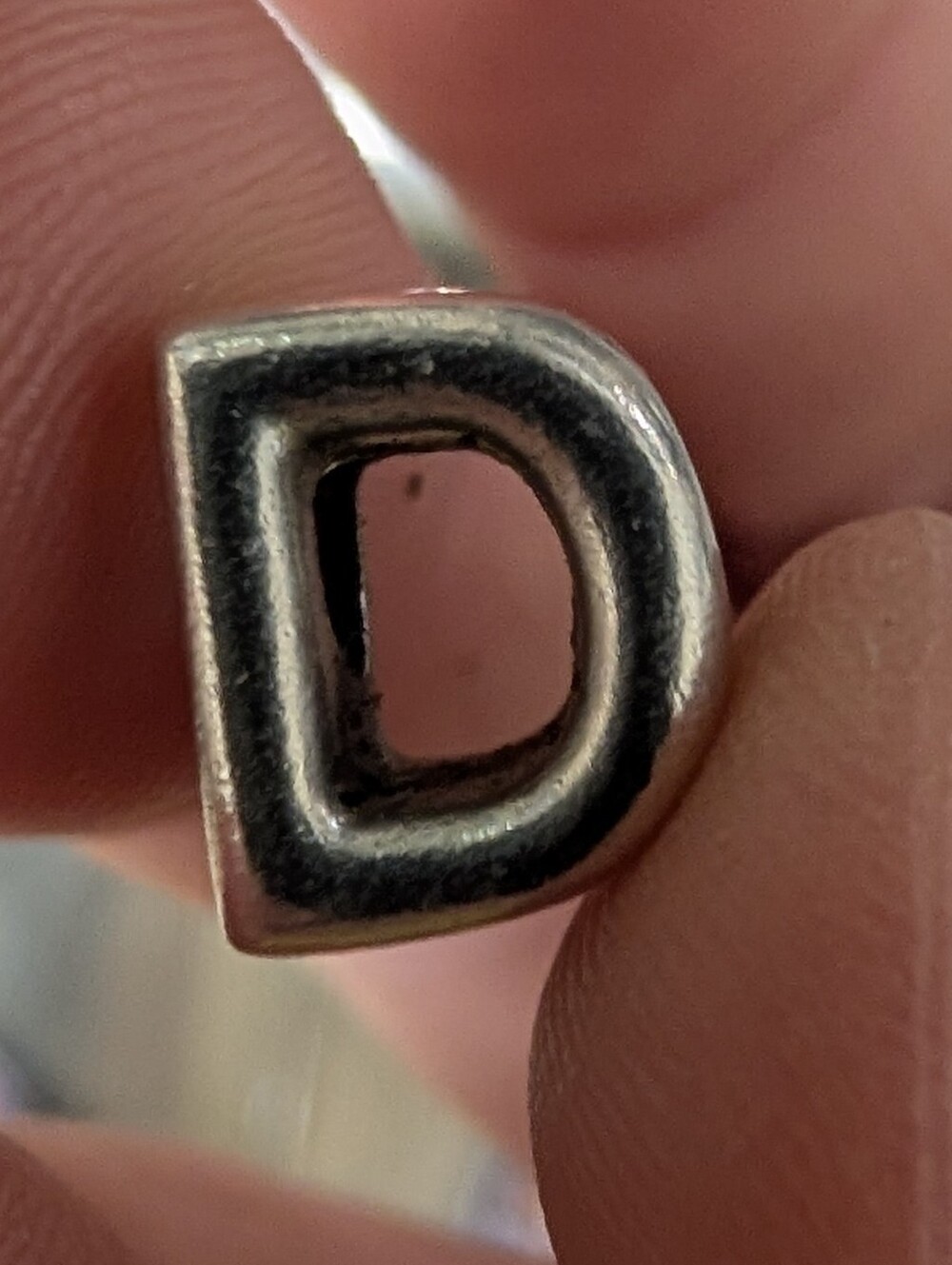 Silver Letter D Charm Pandora - Picture 2 of 3